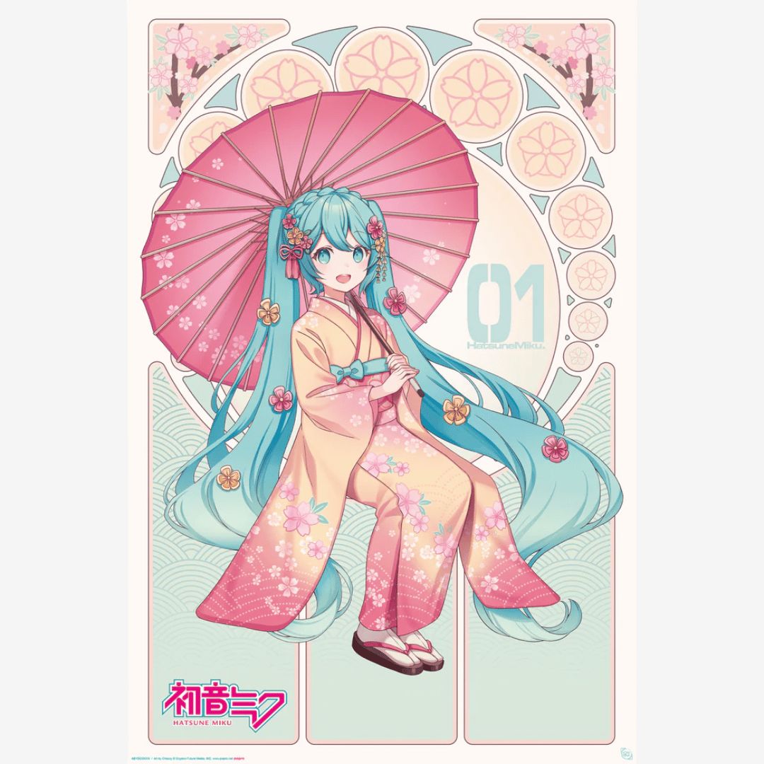 Hatsune Miku Sakura Kimono Maxi Poster (A5)