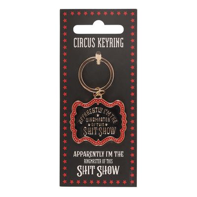 Shit Show RingMaster Keyring