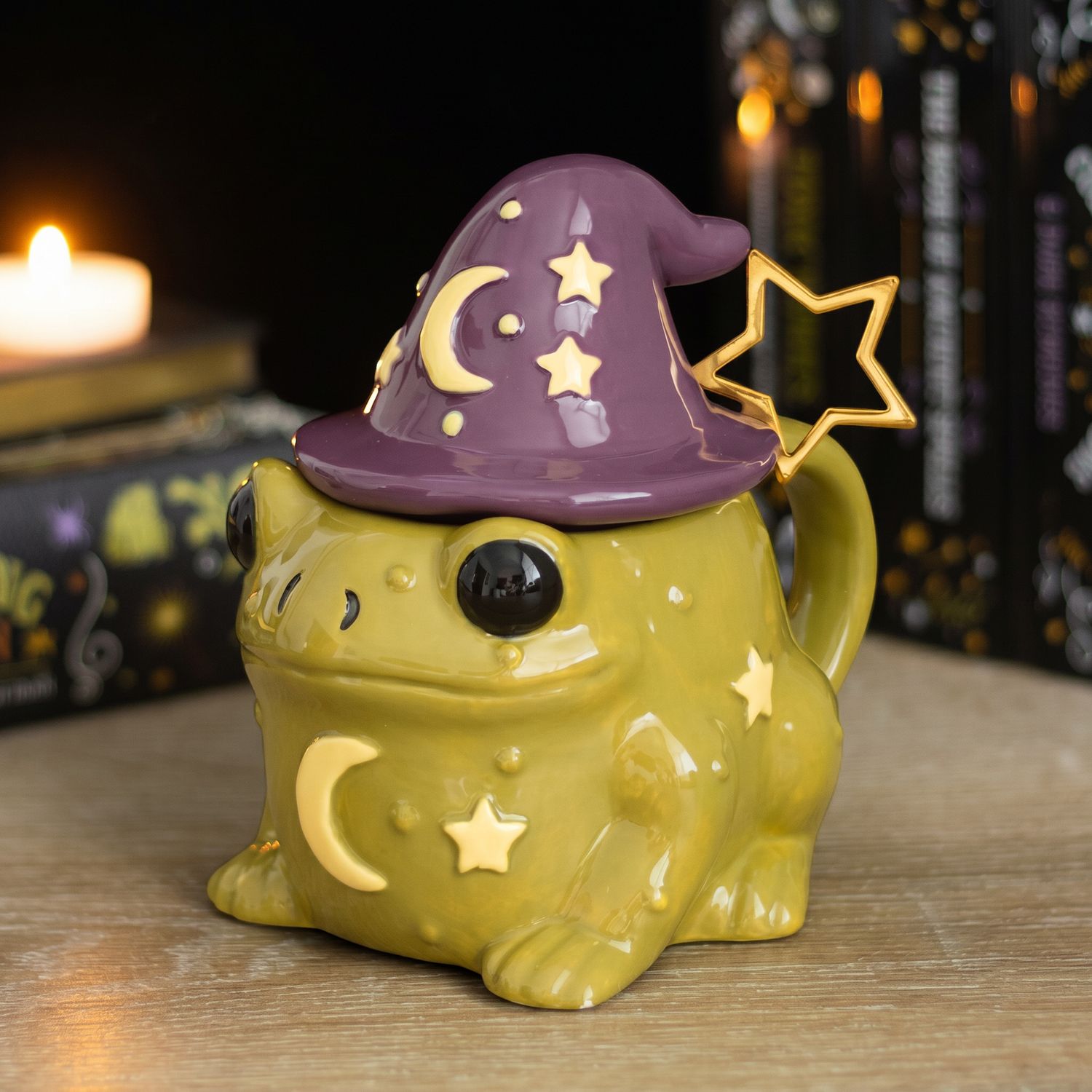 Magic Toad Shaped Mug with Spoon