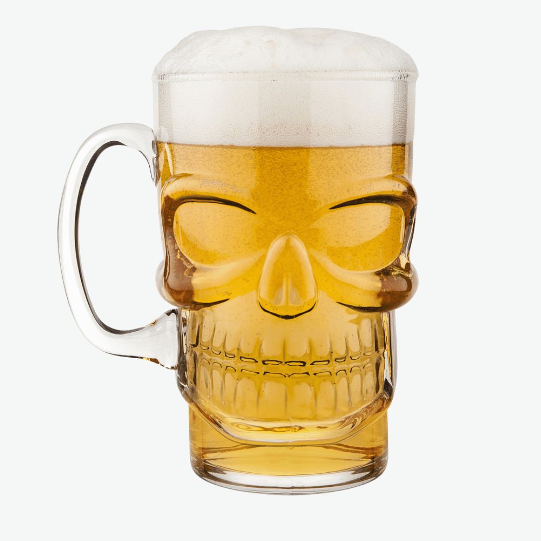 Skull Beer Glass