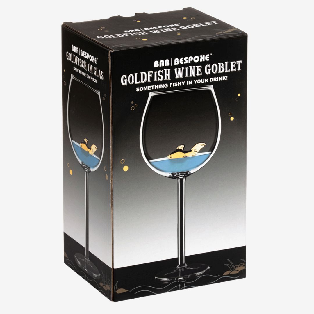 Goldfish Wine Glass