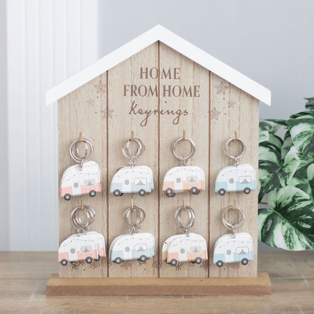 Home from Home Caravan Keyring