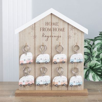 Home from Home Caravan Keyring