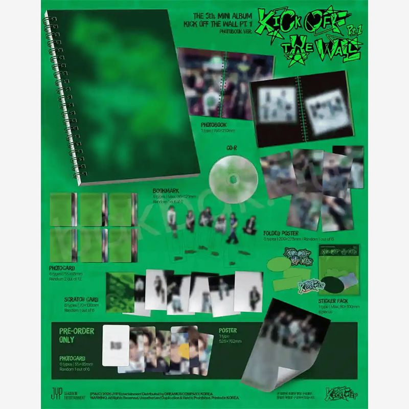 KickFlip | KICK OFF THE WALL PT.1 | PHOTOBOOK VER | CD