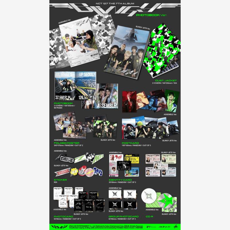 NCT 127 | BLINGY | Photobook Ver. | CD