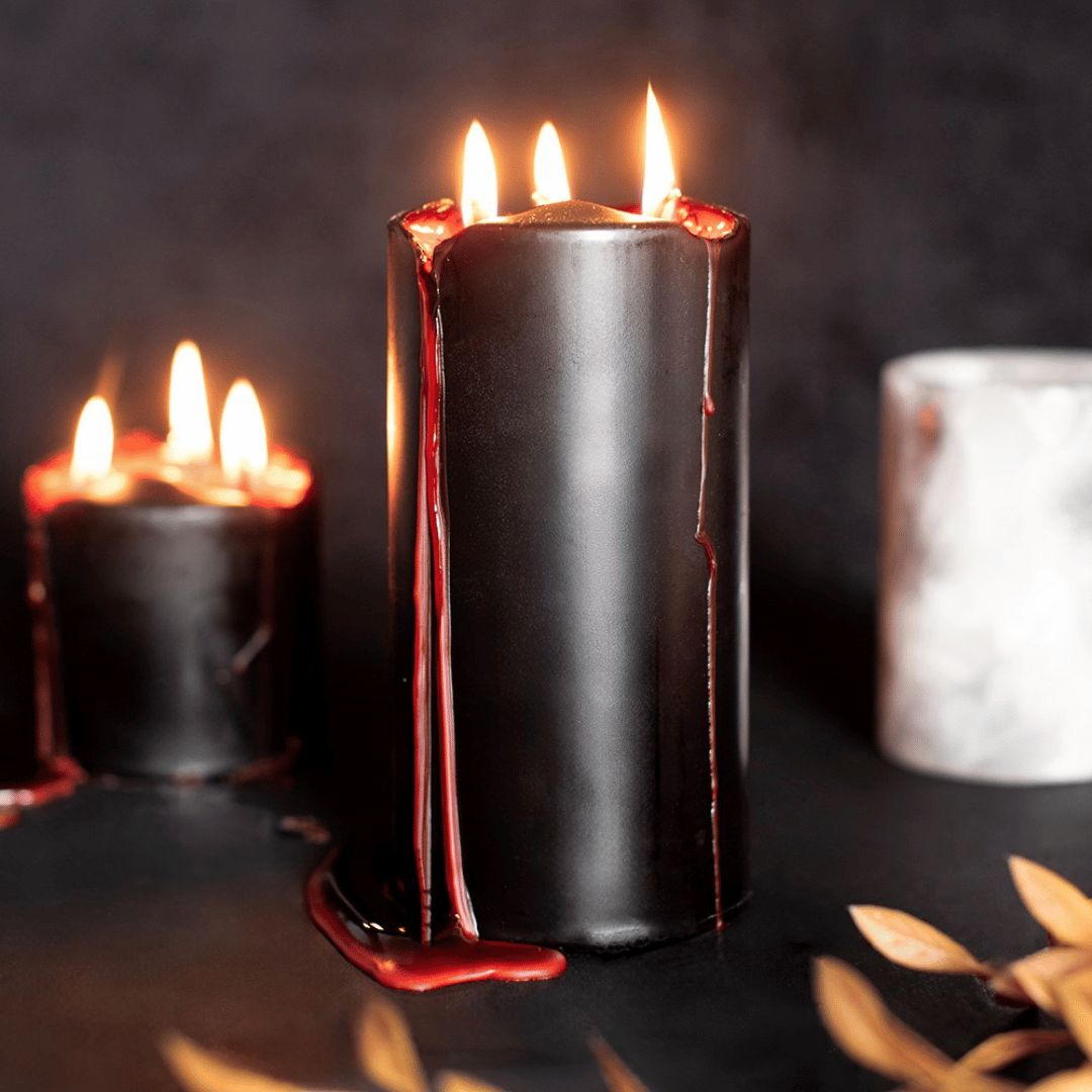 15cm Vampire Tears Pillar Candle