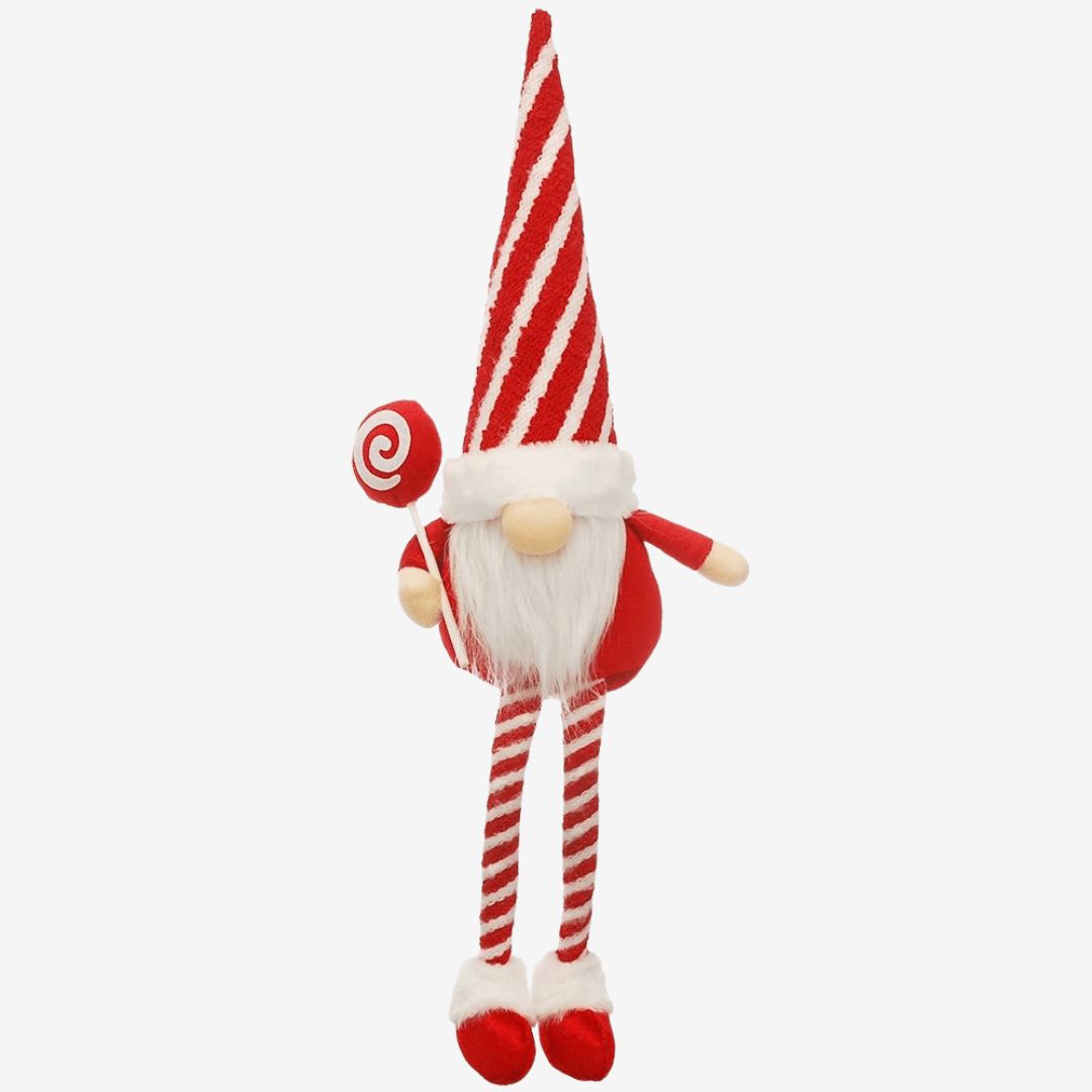 64cm Red Striped Dangly Leg Gonk