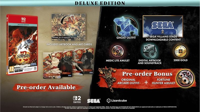 Shinobi Art of Vengeance Deluxe Edition | Switch 2 | 220