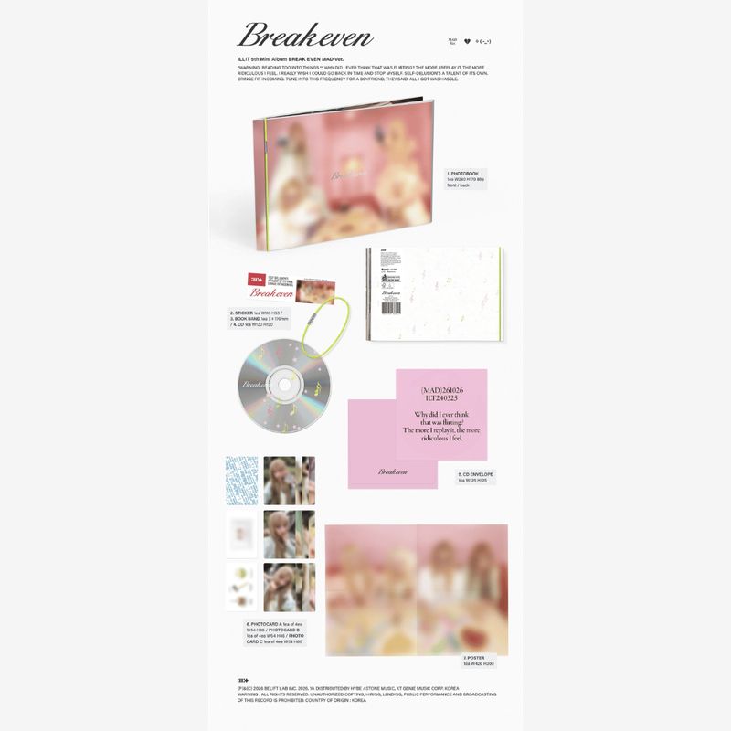 ILLIT | BREAKEVEN | MAD VER. | CD