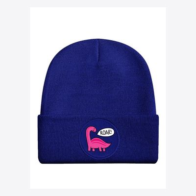 Dino Roar! Royal Blue Beanie