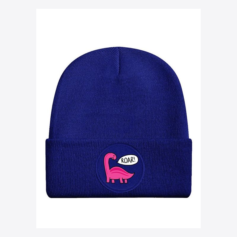 Dino Roar! Royal Blue Beanie