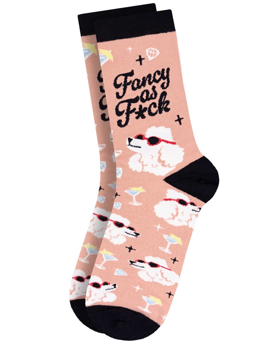 Twisted Soles Fancy As F*ck Novelty Adult Socks (1 Pair) UK 3-7