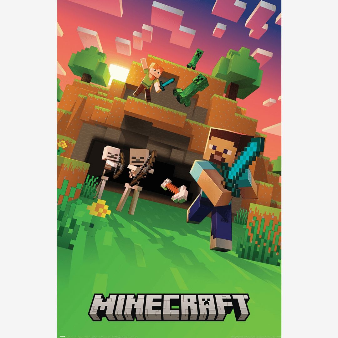 MINECRAFT (CINEMATIC SKELETONS) MAXI POSTER (A17)