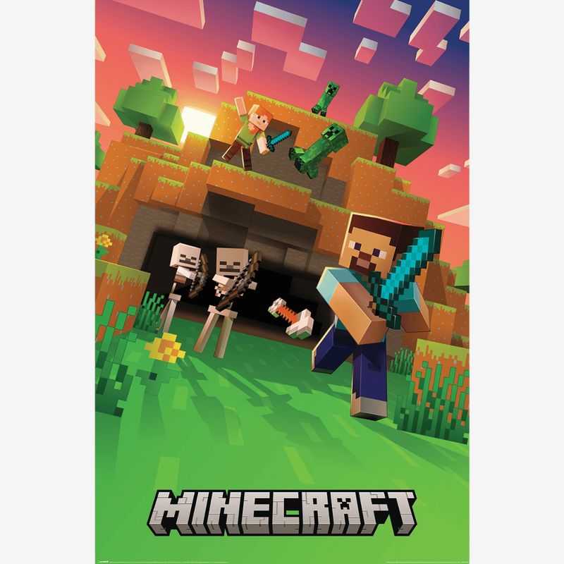 MINECRAFT (CINEMATIC SKELETONS) MAXI POSTER (A17)