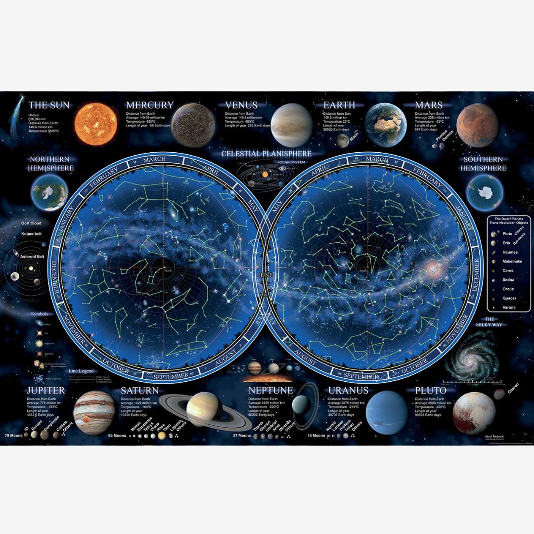 DAVID PENFOUND (CELLESTIAL PLANASPHERE) MAXI POSTER (A46)