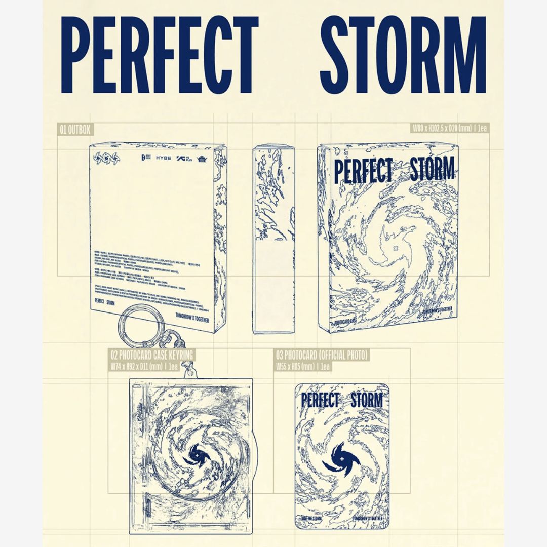 TOMORROW X TOGETHER | PERFECT STORM | Photocard Case Ver. | CD