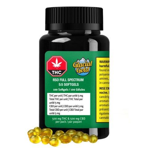 5:5 RSO Full Spectrum 100-Pack Softgels
