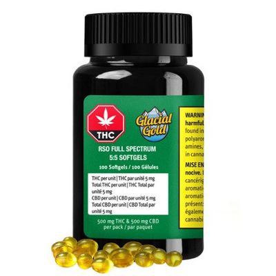 RSO Full Spectrum 5:5 100-Pack Softgels RSO Full Spectrum 5:5 100-Pack Softgels