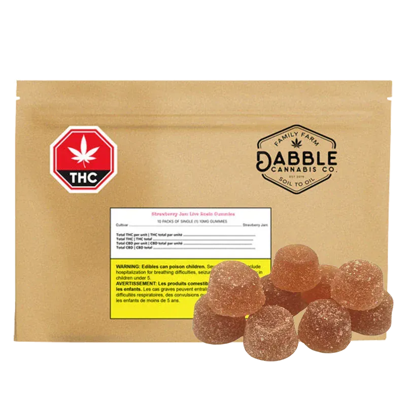 Strawberry Jam Live Rosin Gummies - Multipack
