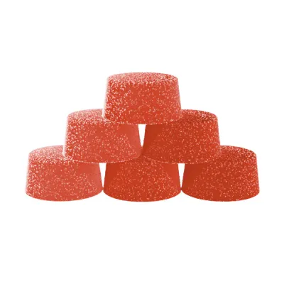 Peach Lime Fizz Live Resin THC:CBC Chews - 6 x 10mg