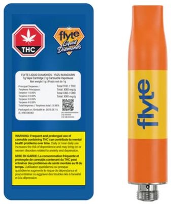 Yuzu Mandarin Liquid Diamonds Blend 510 - 1g