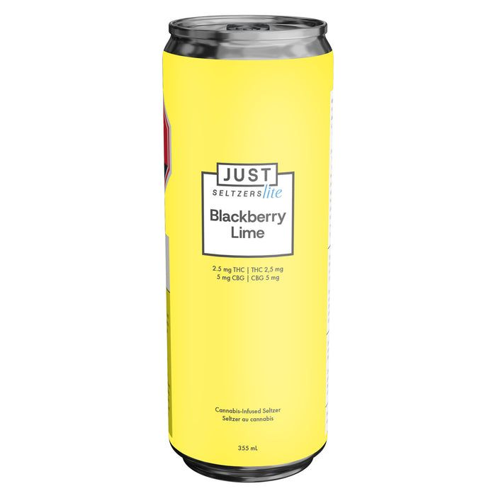Blackberry Lime 2.5 THC + 5 CBG Seltzer