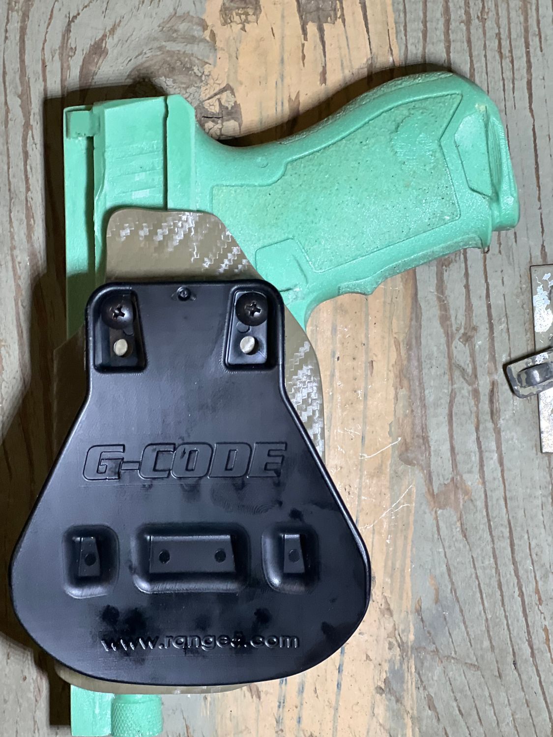 Dagger/Threaded Barrel Double Kydex Holster