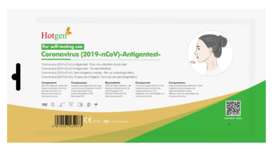 Hotgen Novel Coronavirus 2019-nCoV Antigen Test - 1 VE (400 Stk) Hotgen Novel Coronavirus 2019-nCoV Antigen Test - 1 VE (400 Stk)