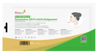 Hotgen Novel Coronavirus 2019-nCoV Antigen Test - 1 VE (400 Stk)
