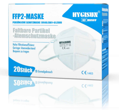 Hygisun FFP2-Maske - 1 VE (1.000 Masken)