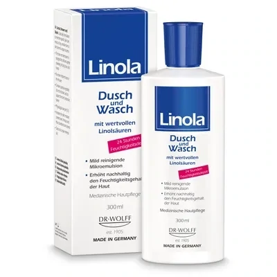 Linola Dusch und Wasch - Duschgel für trockene oder zu Neurodermitis neigende Haut; PZN 06797904