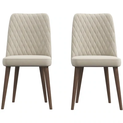 Sophie Mid-Century Modern Velvet Dining Chair (Set Of 2)