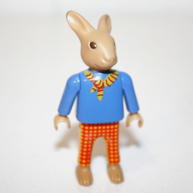 lapin enfant habit bleu orange