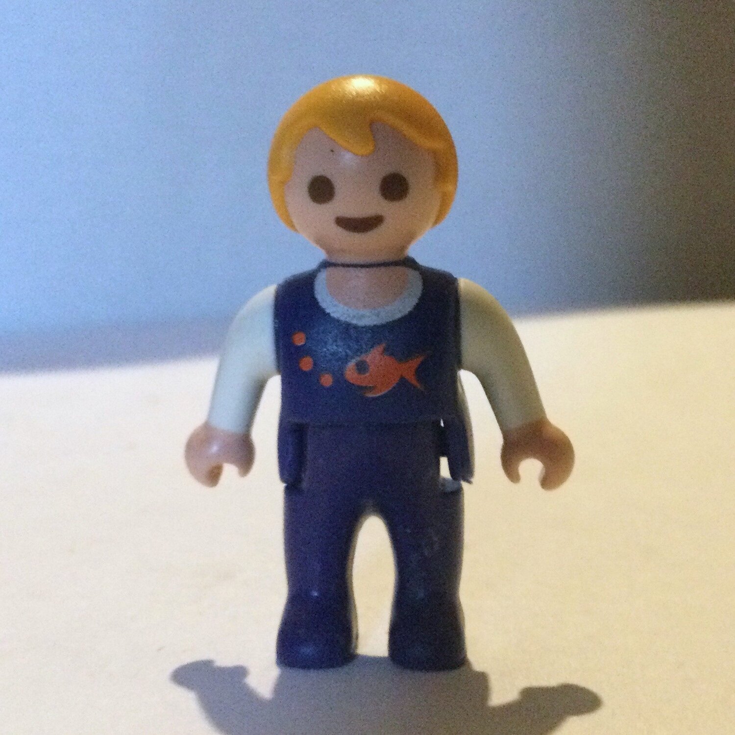 playmobil bébé marine poisson