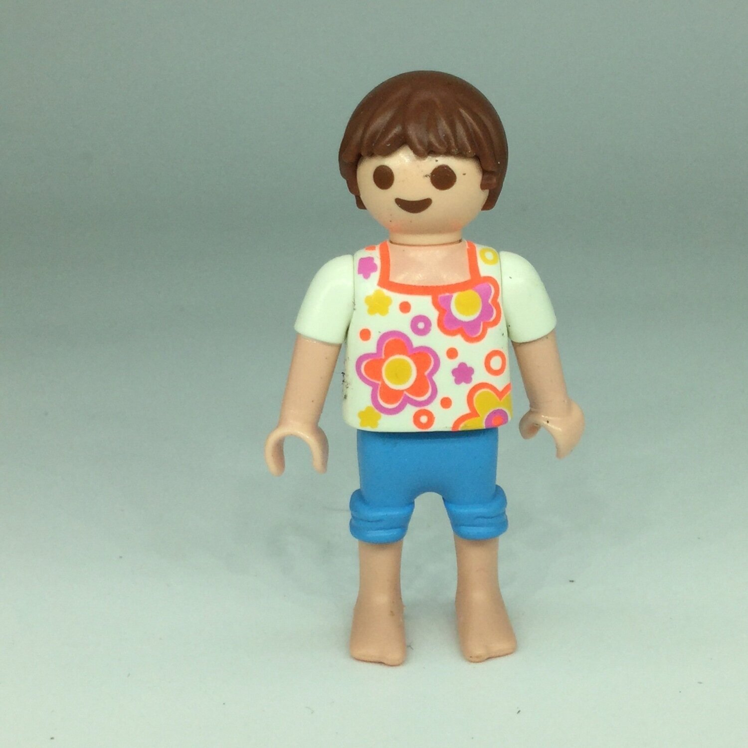 playmobil enfant fleur fluol