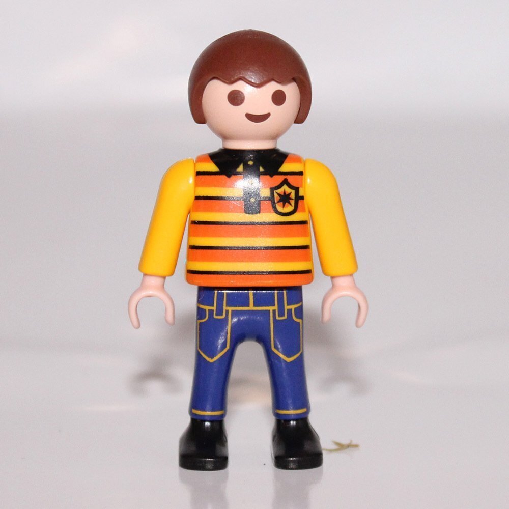 playmobil enfant rayures jaunes