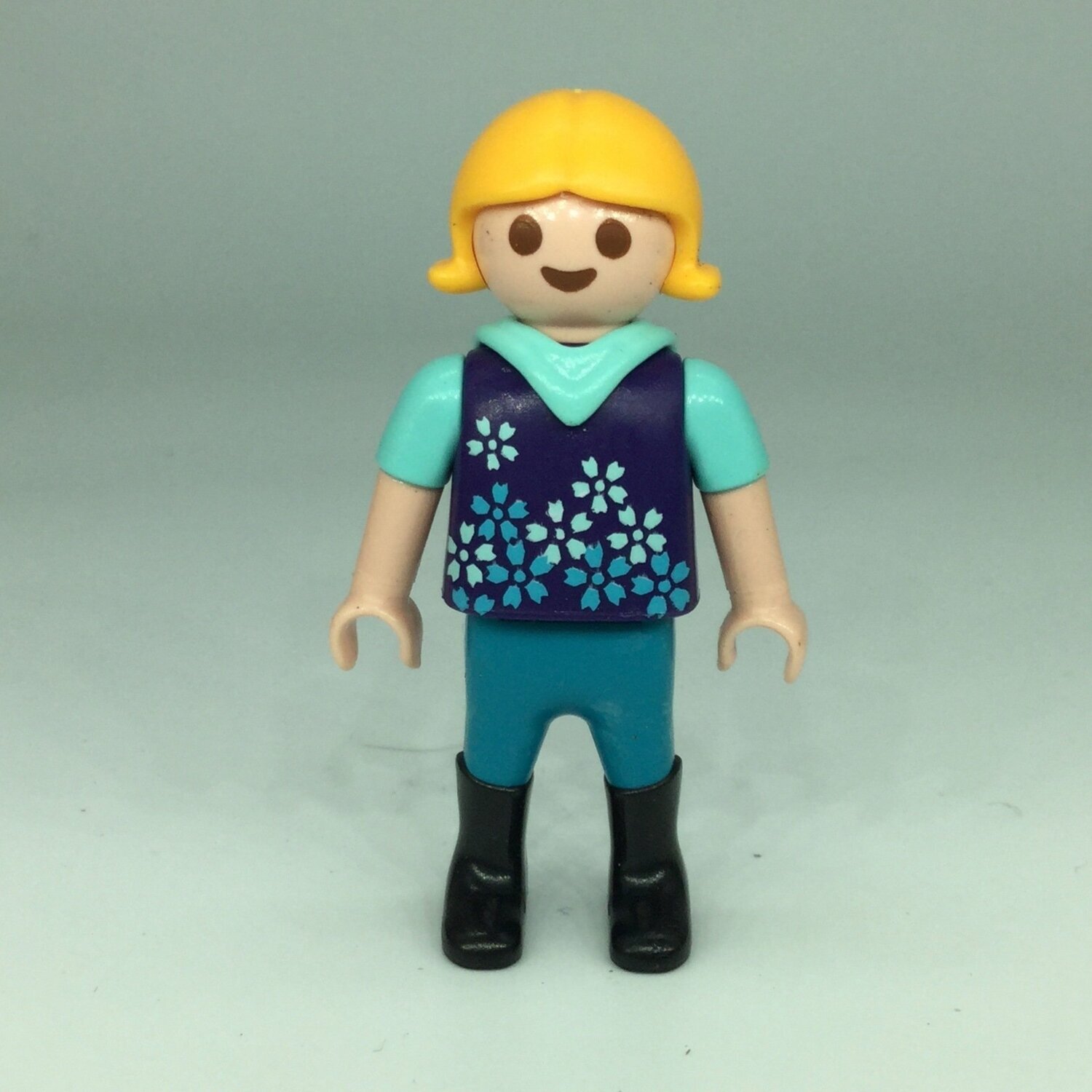 playmobil enfant turquoise marine