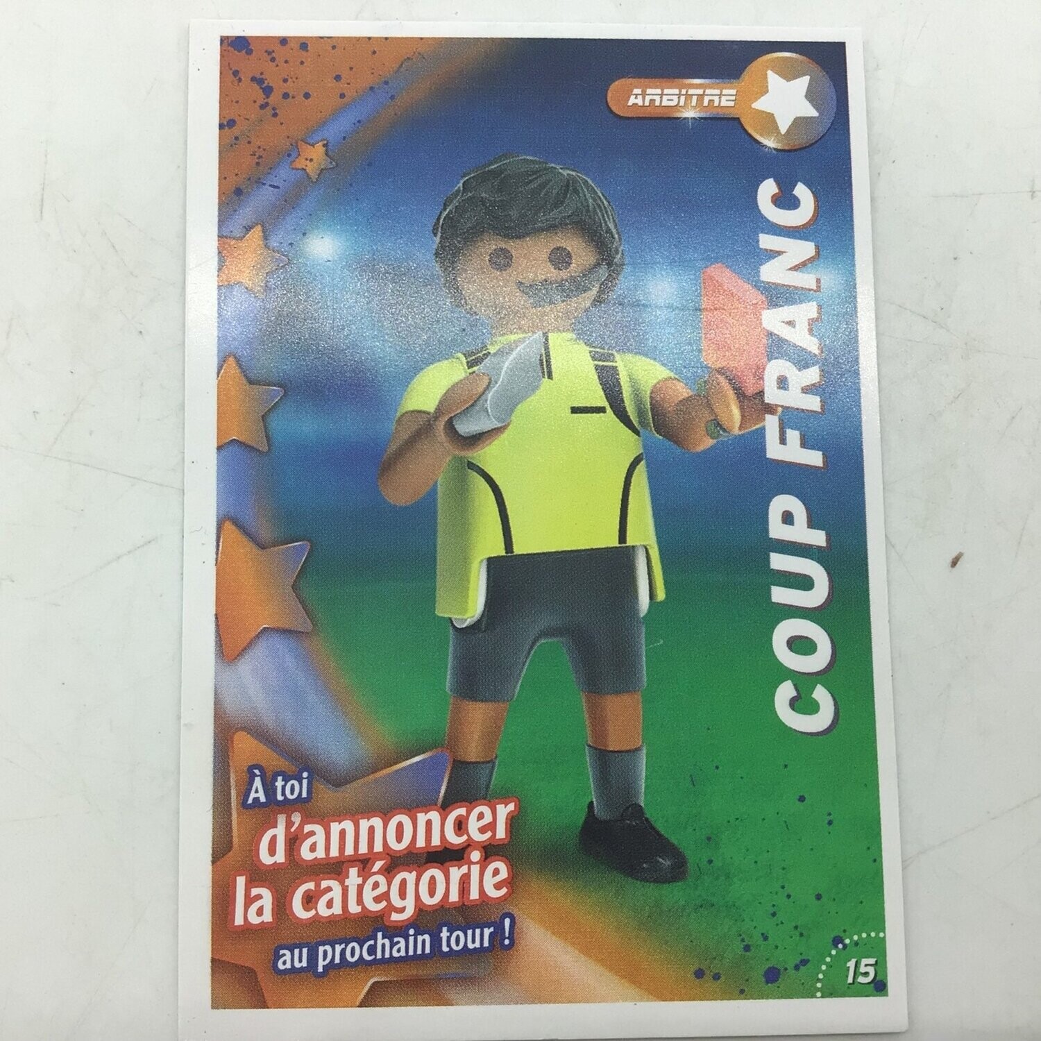 playmobil carte collector 15 coup franc
