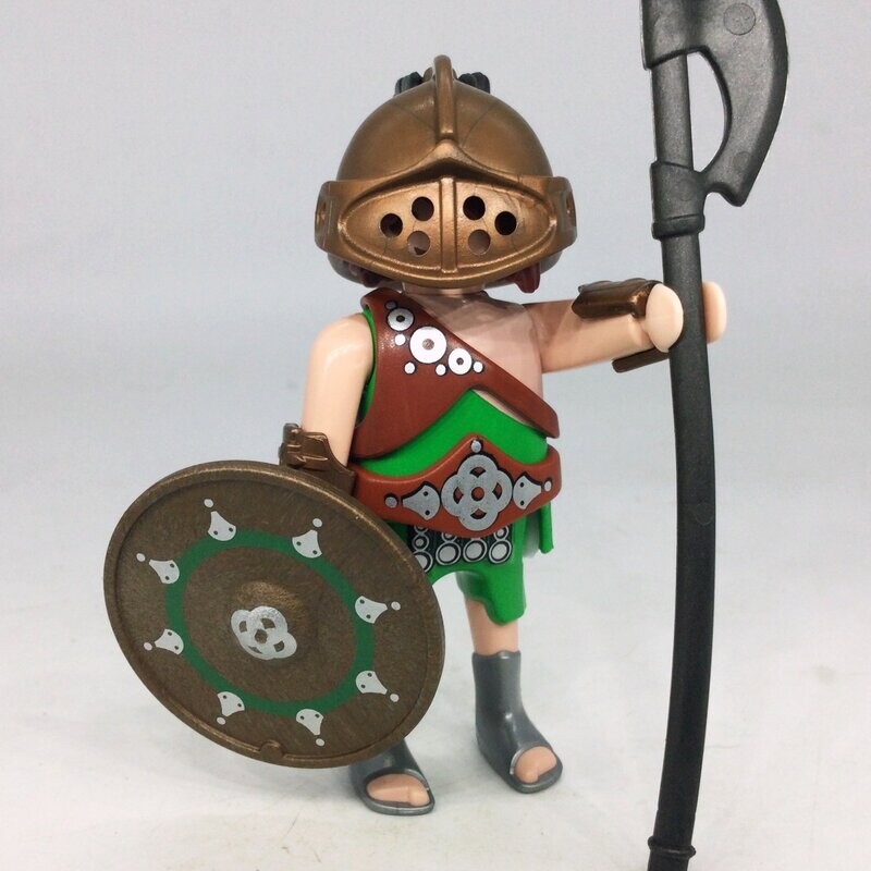 Playmobil gladiateur vert