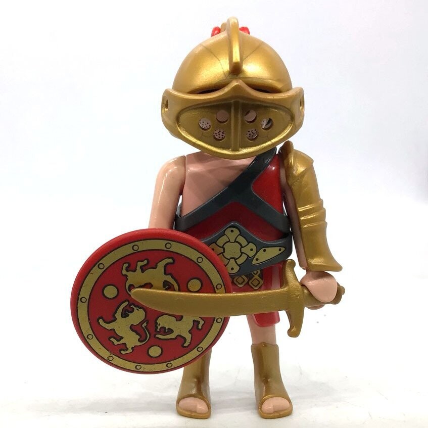 Playmobil gladiateur rouge