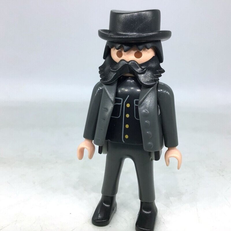 Playmobil homme 1900 costume gris