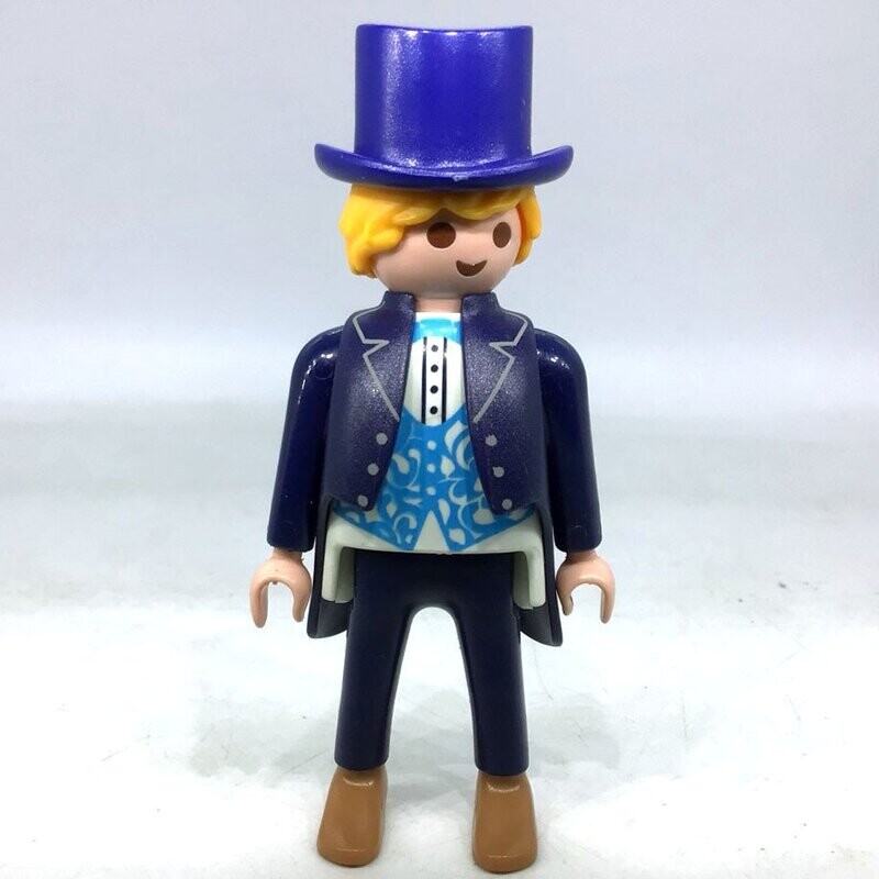 Playmobil homme 1900 costume bleu