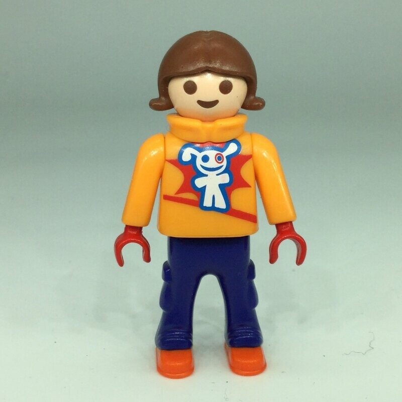 playmobil enfant orange manga