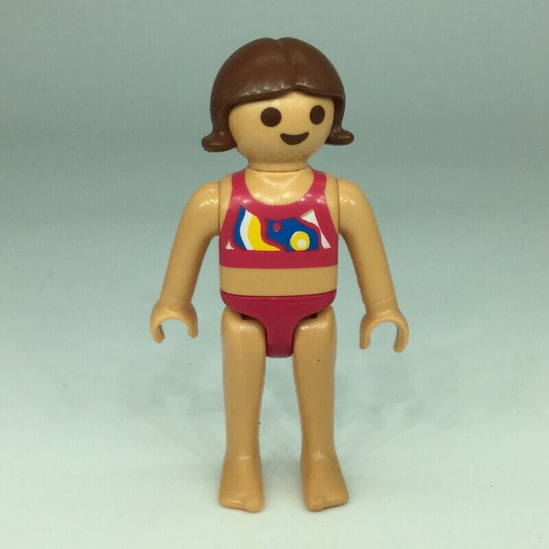 playmobil enfant baigneuse