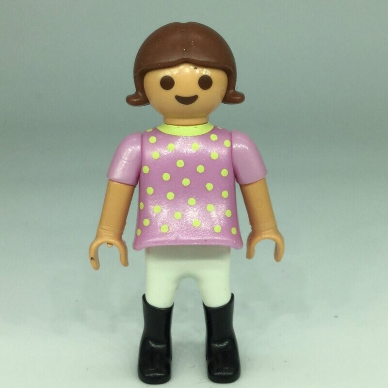 playmobil enfant rose à pois playmobil enfant rose à pois