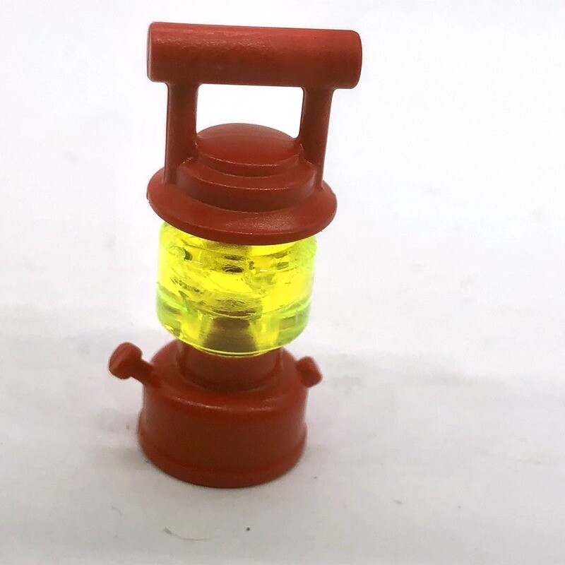 Playmobil lampe à pétrole rouge
