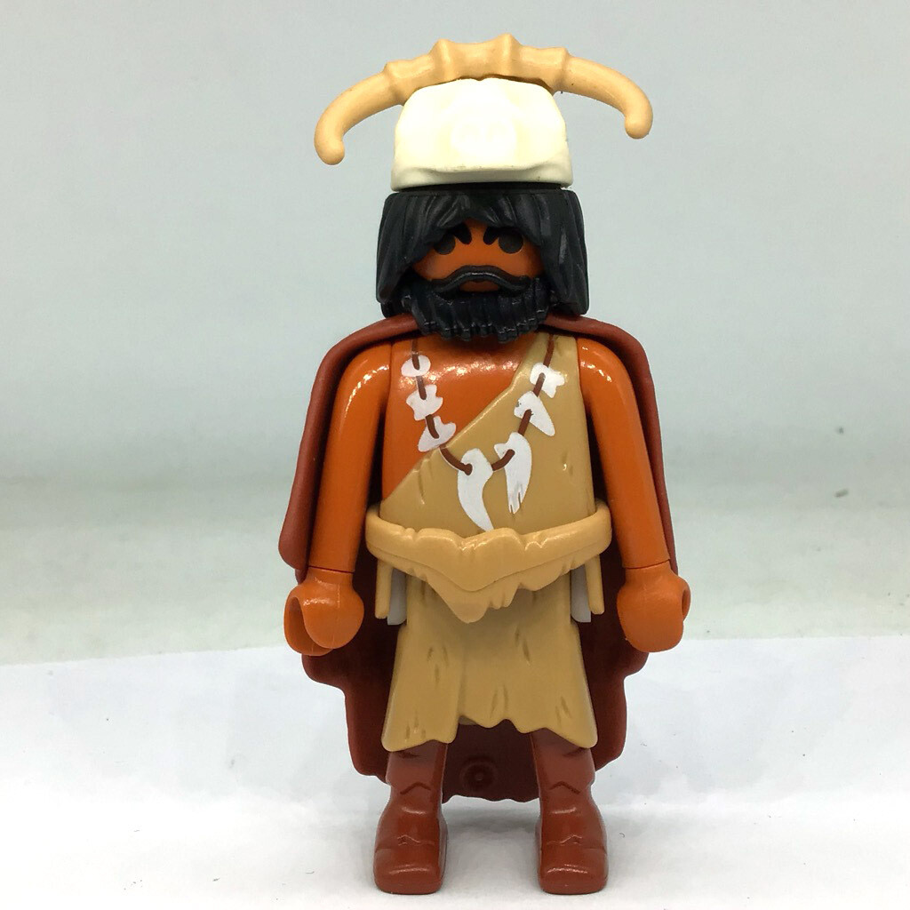 Playmobil homme prehistorique marron