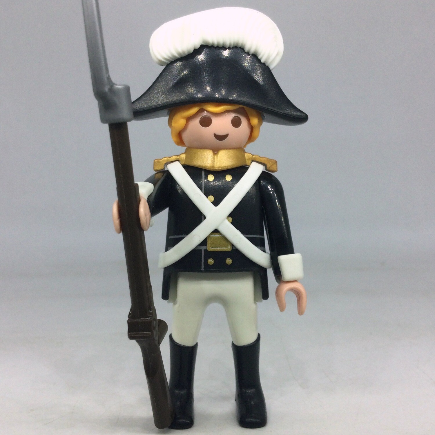 playmobil soldat en noir