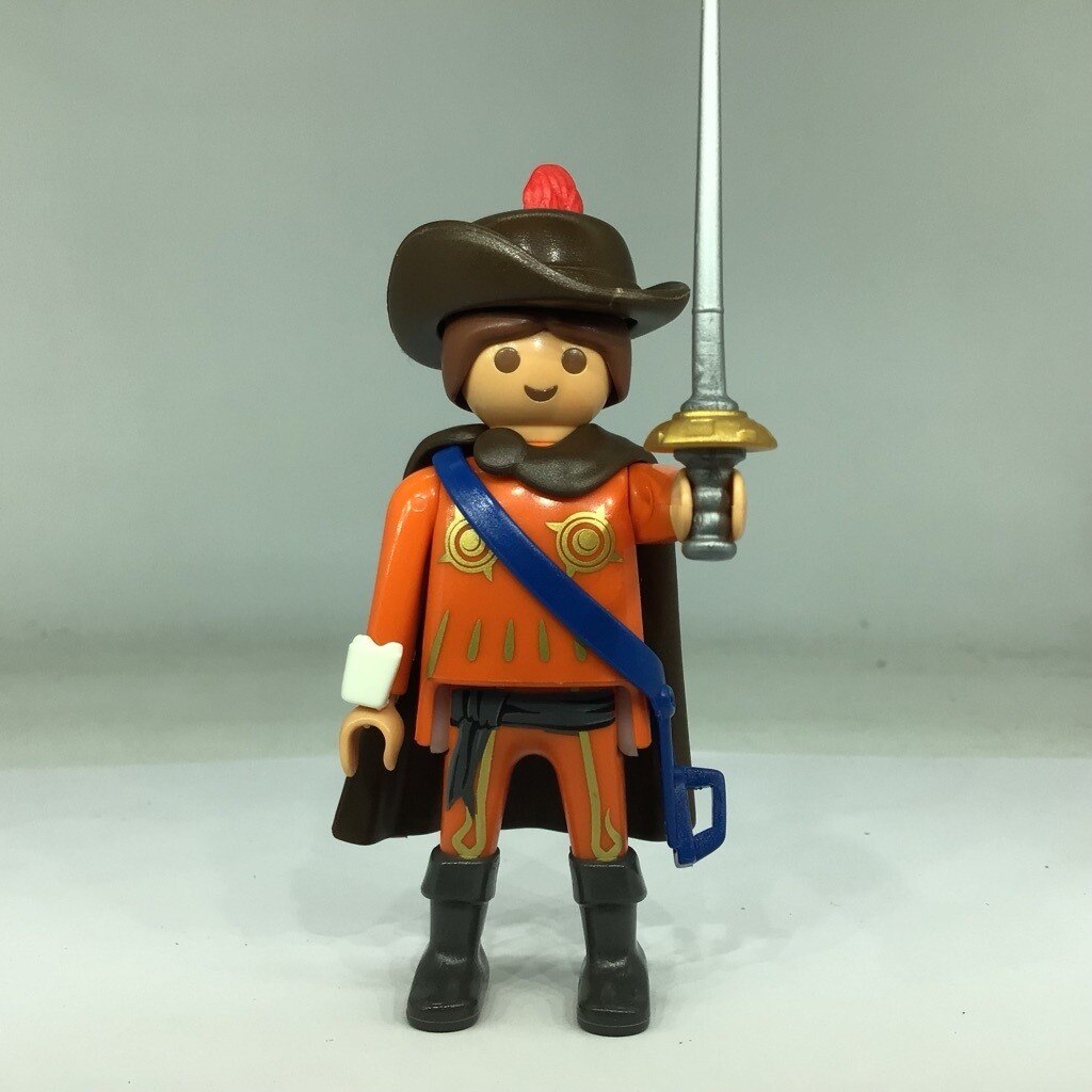 playmobil mousquetaire orange