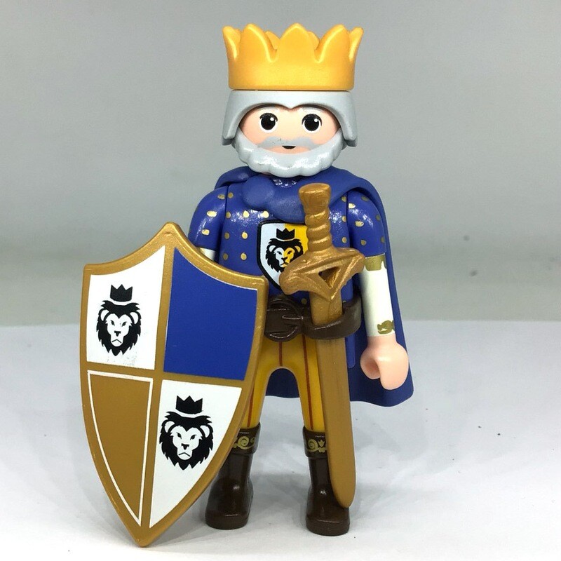 playmobil roi super4 aux lions